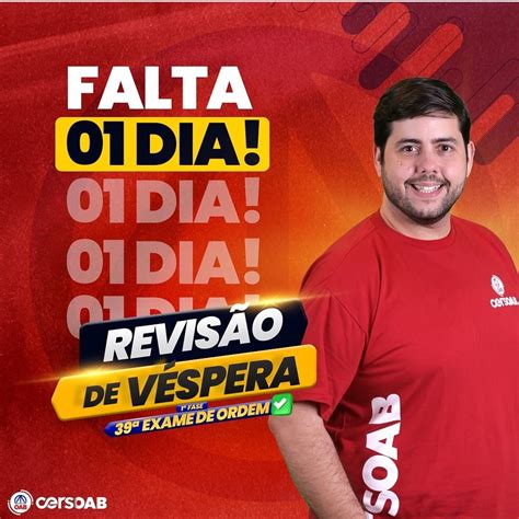 Começou a Revisão de Véspera OAB