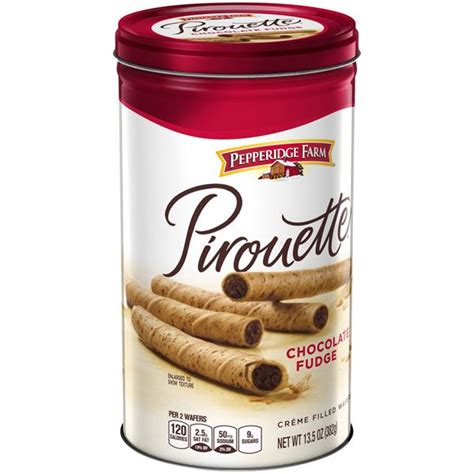 Pepperidge Farm Pirouette Chocolate Fudge Creme Filled Wafers Hy Vee Aisles Online Grocery