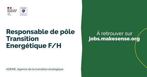 Responsable de pôle Transition Energétique F H Rouen ADEME Agence