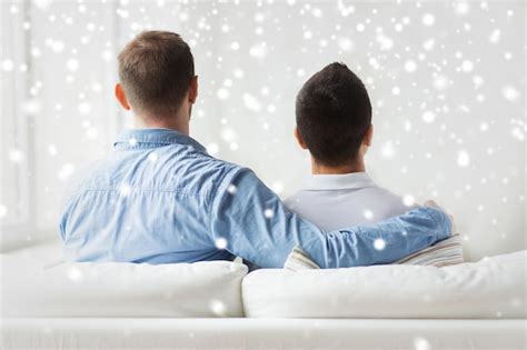 Pessoas Homossexualidade Casamento Entre Pessoas Do Mesmo Sexo Gay E Conceito De Amor Close