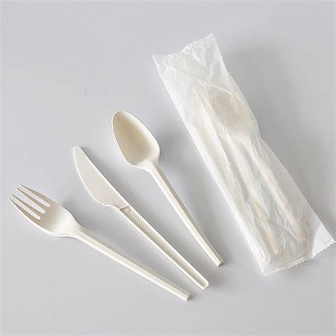 Eco Friendly Disposable Compostable PLA Corn Starch Restaurant Spoon