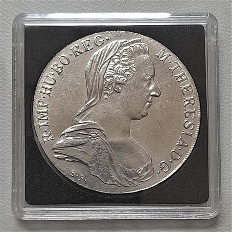 1 THALER EMPRESS MARIA THERESA 833 SILVER COIN AUTHENTIC