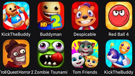 Kick The Buddy 2 Vs Buddyman Kick 2 Vs Tom Friends Games YouTube