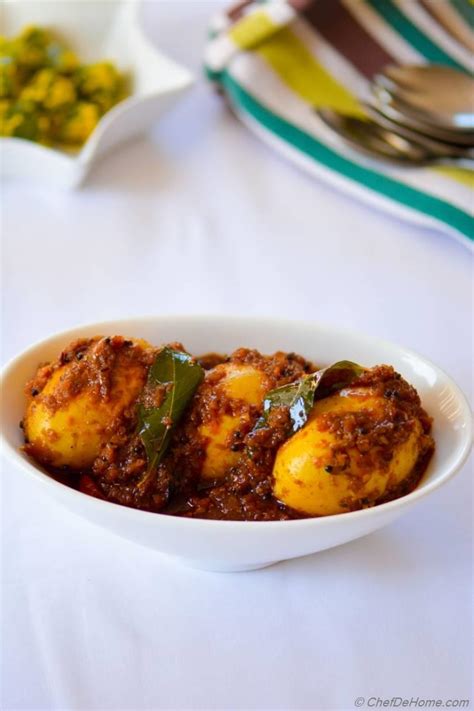 Andhra Style Spicy Egg Curry Recipe