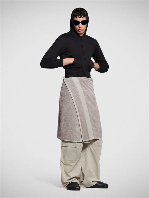 Balenciaga Wants You To Wear A Bath Towel As A Skirt