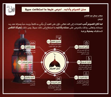 بالإنفوجرافيك سنن الصيام وآدابه احرص عليها ماستطاعت سبيلا