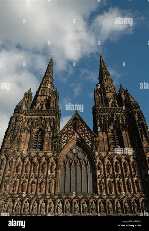 Lichfield Cathedral Towers High Resolution Stock Photography And Images