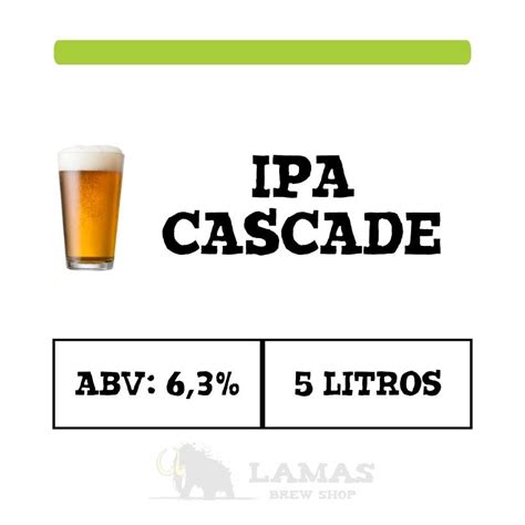 Kit Receita De Cerveja American Ipa Cascade L Shopee Brasil