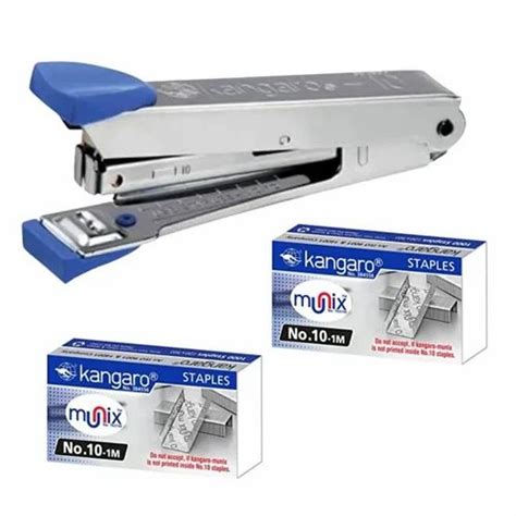 Silver Kangaro Stapler Pin No 10 Stapling Capacity 100 At Rs 7pack