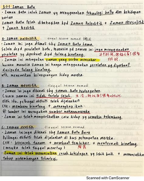 Solution Sejarah Kssm Tingkatan 1 Bab 3 Nota Pa Studypool