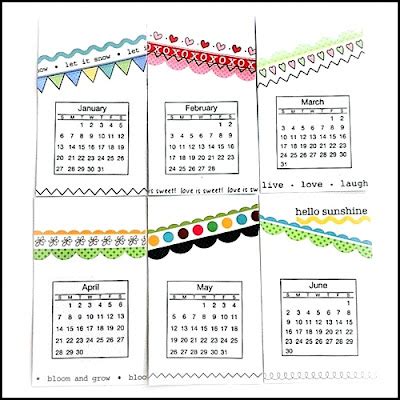 SRM Stickers: Mini Desk Calendar