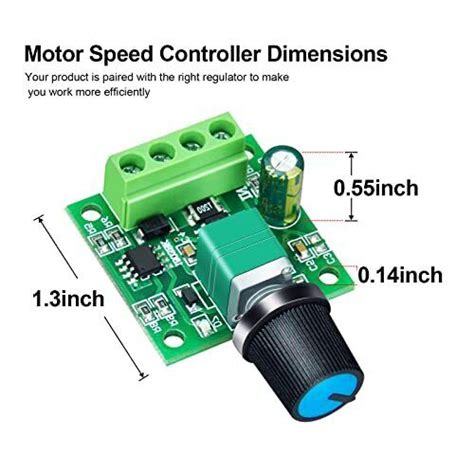 Pack Pwm Low Voltage Dc V V V V V A Motor Speed Controller