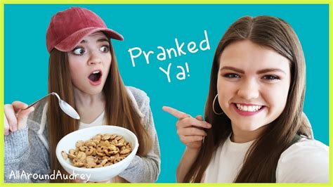 Prank Week! Pranking My Family! / AllAroundAudrey - YouTube