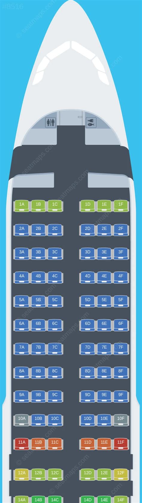 Mapas De Asientos Del Airbus A320neo De Iberia