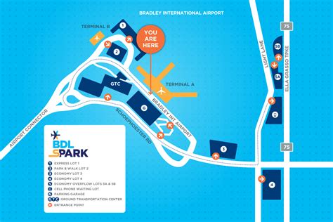 Bradley International Airport Map | Bradley International Airport