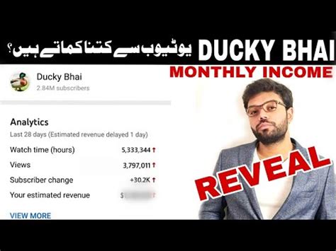 Ducky Bhai Youtube Earning How Much He Earned From Youtube Youtube