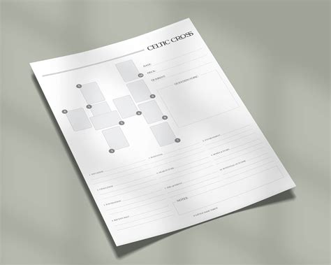 Printable Tarot Spread Worksheets Tarot Journaling Log Your Tarot