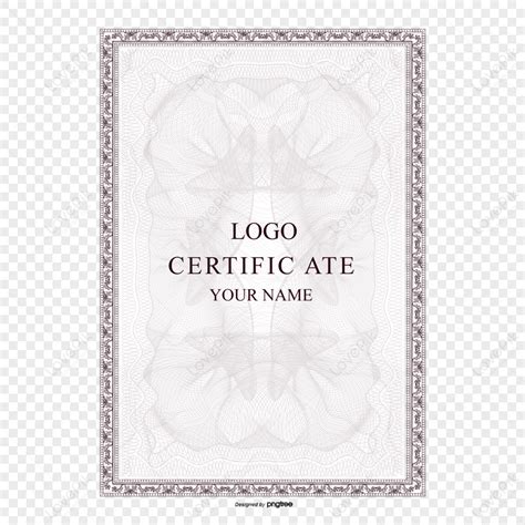 Certificate Template Materialgorgeous Patternsecurityappreciation