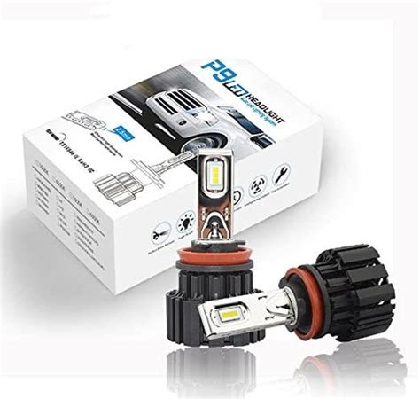 Светодиодная LED лампа P9 цоколь H11 H8 H9 H16JP, CREE 4800К, 13600 lm ...