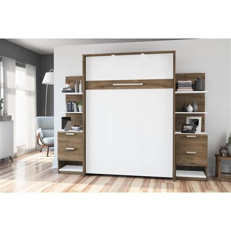 Cielo Set Including A Queen Wall Bed Two Base Storage Units With