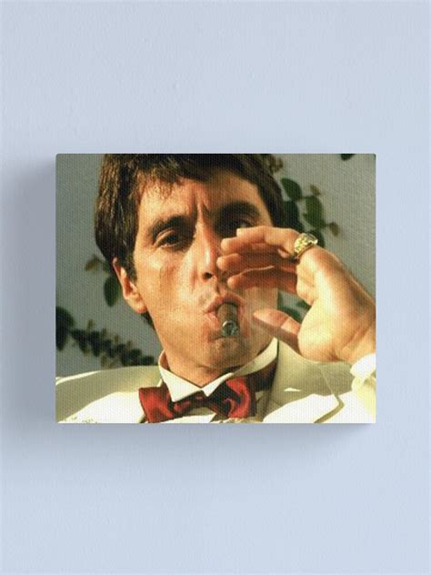 Tony Montana Scarface Movie Al Pacino Boss Suit Cigar Smoke Smoking