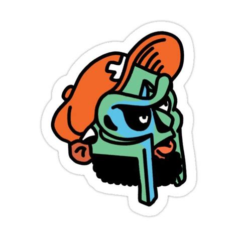 Mf Doom All Caps Sticker For Sale By Buck50 Store