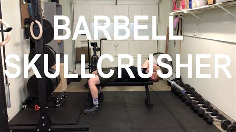 The Barbell Skullcrusher - Exercise Technique | Virtual Team Fitness ...