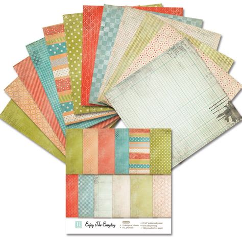 Diy Aproveite O Pacote De Papel Para Scrapbooking Que Dura Folhas