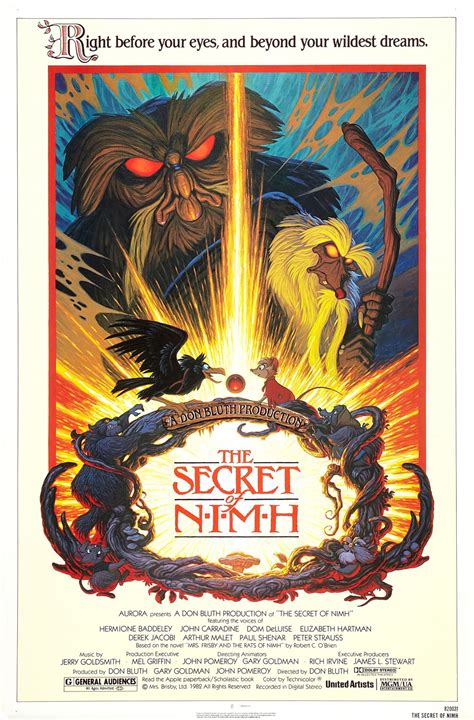 The Secret Of Nimh 1 Of 4 Extra Large Movie Poster Image Imp Awards