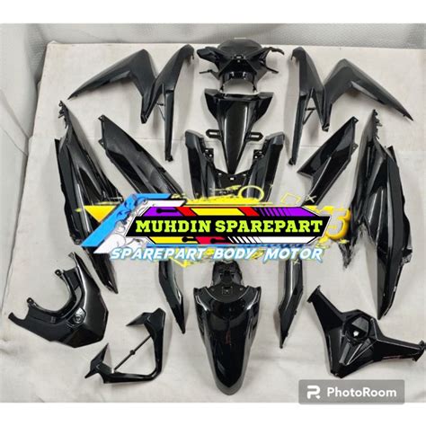 Jual Paketan Full Set Body Halus Vario 125 150 New K59j Hitam Mengkilap