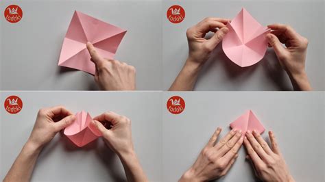 Origami Kranich Faltanleitung