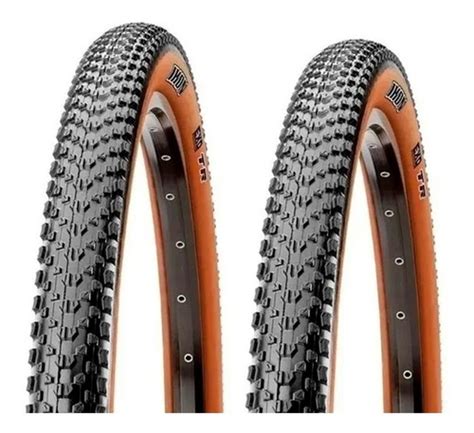 Par Pneu Maxxis Ikon Exo Tr 29x2 20 Tubeless Kevlar Marrom