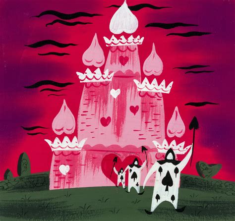 Red Queen S Castle Concept Art From Alice In Wonderland By Mary Blair