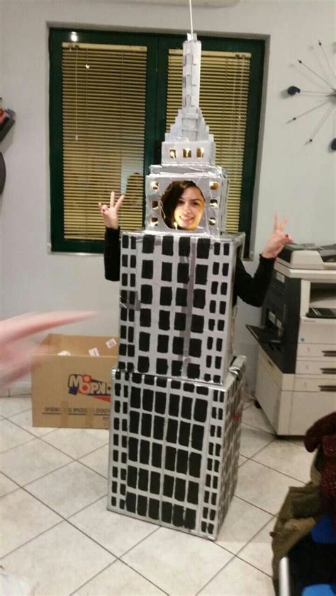 Empire State Building Costume Diy Halloween Nyc Building Crafts