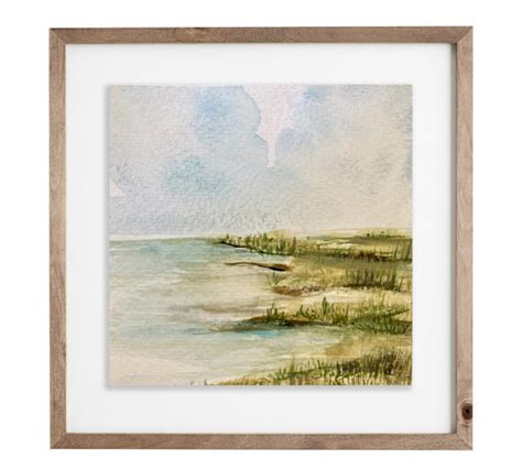 Lowcountry Salt Marsh 40 6x6 Giclée Print Of An Original Etsy