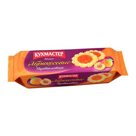 Печенье Кухмастер Тарталетки Абрикосовые 240гр купить на OZON по низкой ...