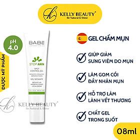 Mua Chấm Mụn BABE Spot Control Gel Giảm Viêm Khô Cồi Đẩy Nhân Mụn Kelly Beauty