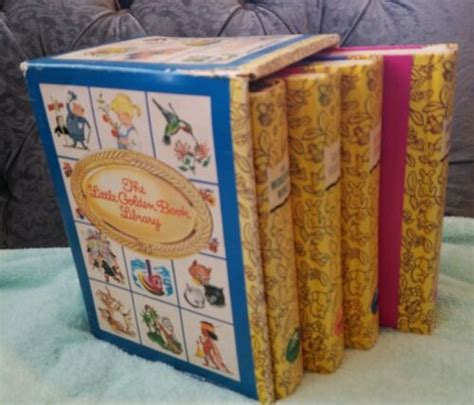 The Little Golden Book Library 4 Books Vintage Collection 1969 With Slipcase Antique Price