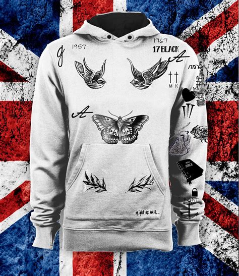 Harry Styles Tattoo Hoodie Etsy Eveline Colvin