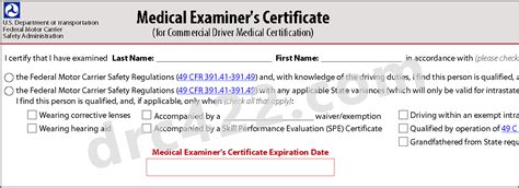 DOT Physicals – CDL Medical Certificate – Dr Glen Cianciulli