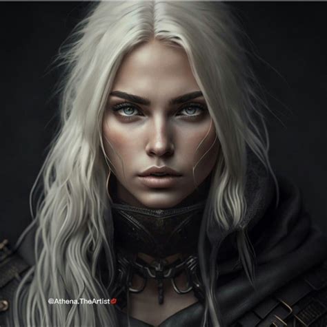 Female Book Characters Fantasy Characters Digital Portrait Art