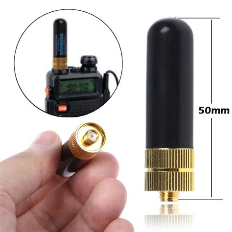 Short Antenna Sma Bnc Vhf Uhf Dual Band Antenna Srh S For Ham Radio