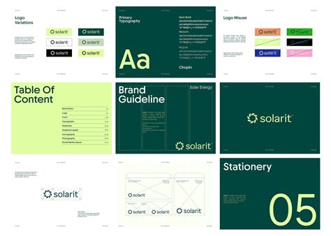 Solarit Solar Energy Brand Identity Behance