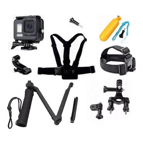 Kit P Gopro Hero Hero Hero Black Tripe Estanque Preta Sup