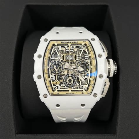 Richard Mille Lifestyle In-House Chronograph White Ceramic, 44% OFF