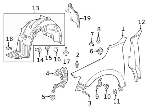 Txm A Fender Liner Honda Insight Honda Parts Online