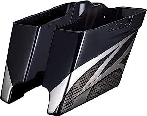 Amazon Moto Onfire Vivid Black Inch Stretched Saddlebags