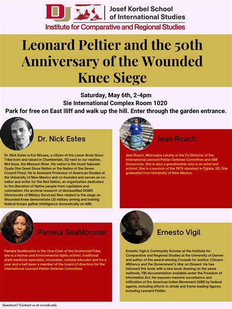 Leonard Peltier And The Th Anniversary Of The Wounded Knee Siege