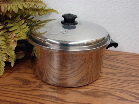 Saladmaster Tri Clad Stainless Steel Oil Coir Electric Skillet Vintage