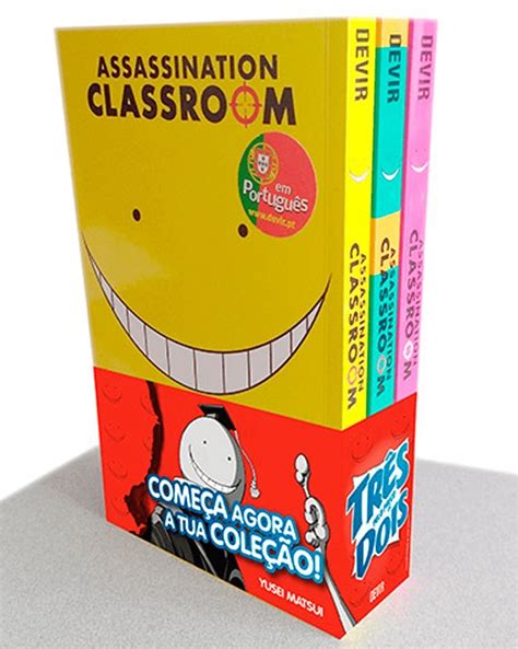 Pack Assassination Classroom 1 2 3 Ed Portuguesa